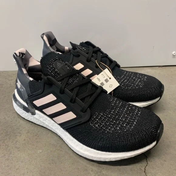 adidas UltraBOOST 20 Black Pink Tint - Picture 7 of 9